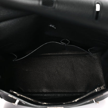 Hermes Taurillon Clemence Jypsiere 28 Black 5 of 9