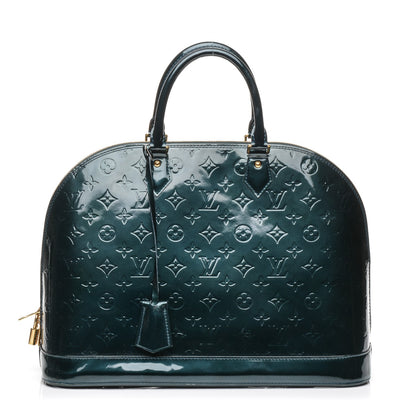 Louis Vuitton Vernis Alma GM Blue Nuit 1 of 6