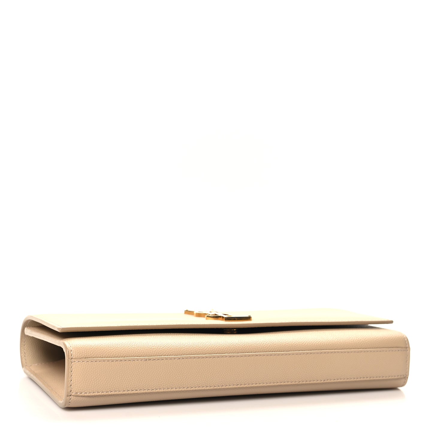 Grain De Poudre Classic Monogram Cassandre Clutch Nude Powder