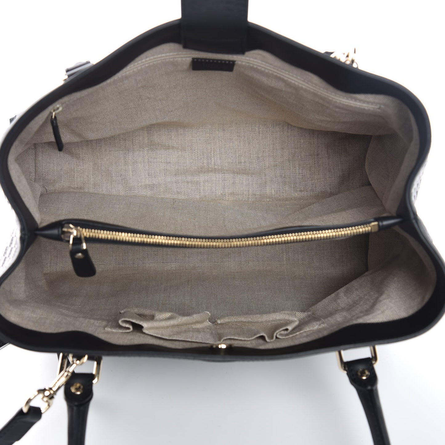 Soft Microguccissima Large Tote Black