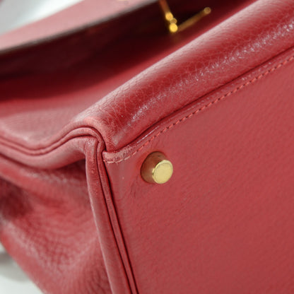 Hermes Taurillon Clemence Kelly Retourne 32 Rouge 5 of 20