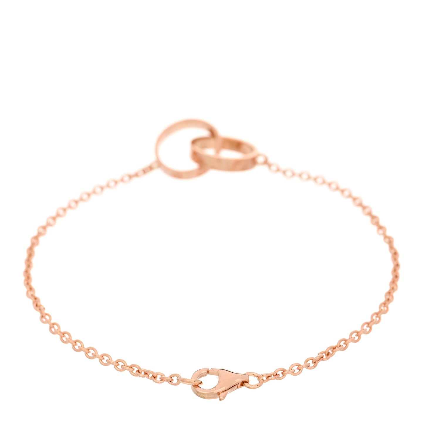 18K Pink Gold Interlocking LOVE Bracelet
