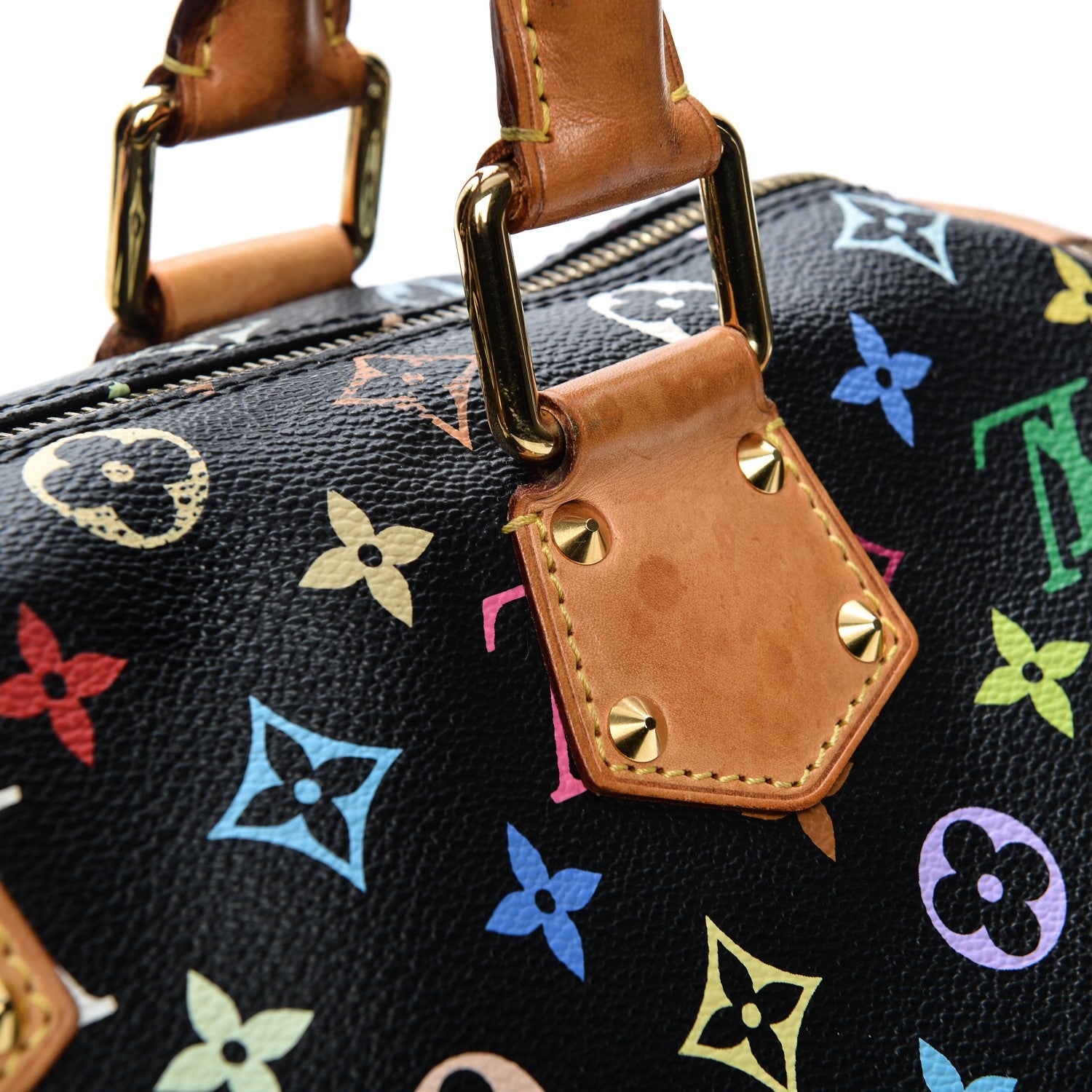 Louis Vuitton Monogram Multicolor Speedy 30 Black 9 of 11