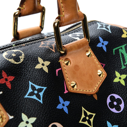 Louis Vuitton Monogram Multicolor Speedy 30 Black 9 of 11