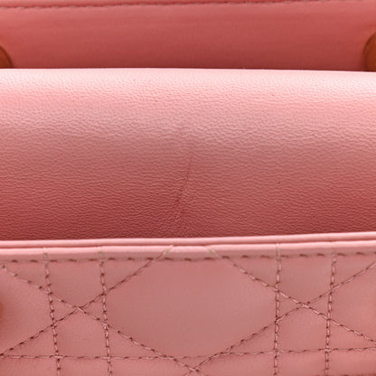 Christian Dior Lambskin Cannage Small Lucky Badges My Lady Dior Pink 6 of 7