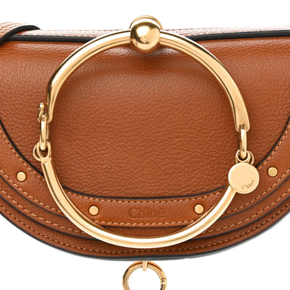 Chloe Calfskin Small Nile Bracelet Minaudiere Bag Caramel 9 of 9