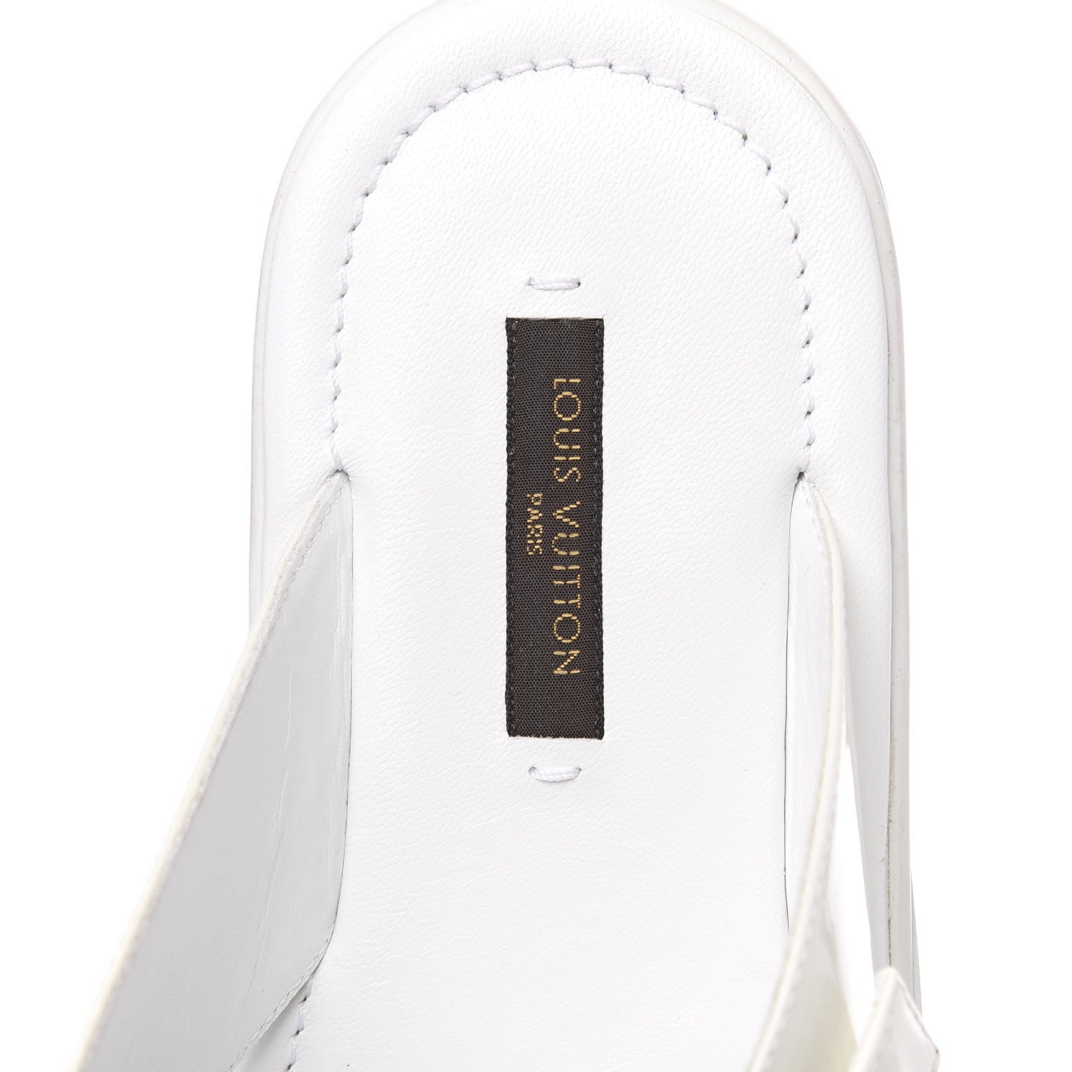 Louis Vuitton Calfskin Kiwi Sandals 40 White 7 of 9