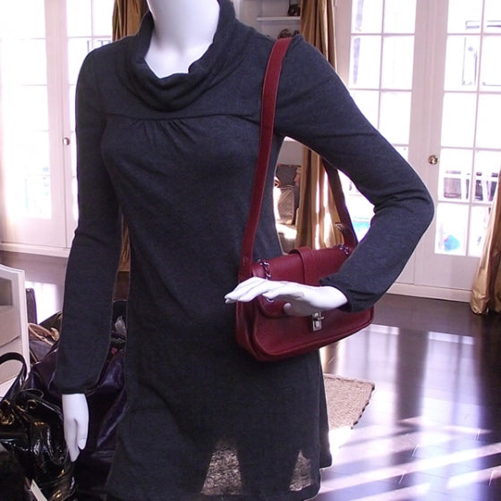 Chanel Leather Chain Mademoiselle Flap Scarlet 2 of 9