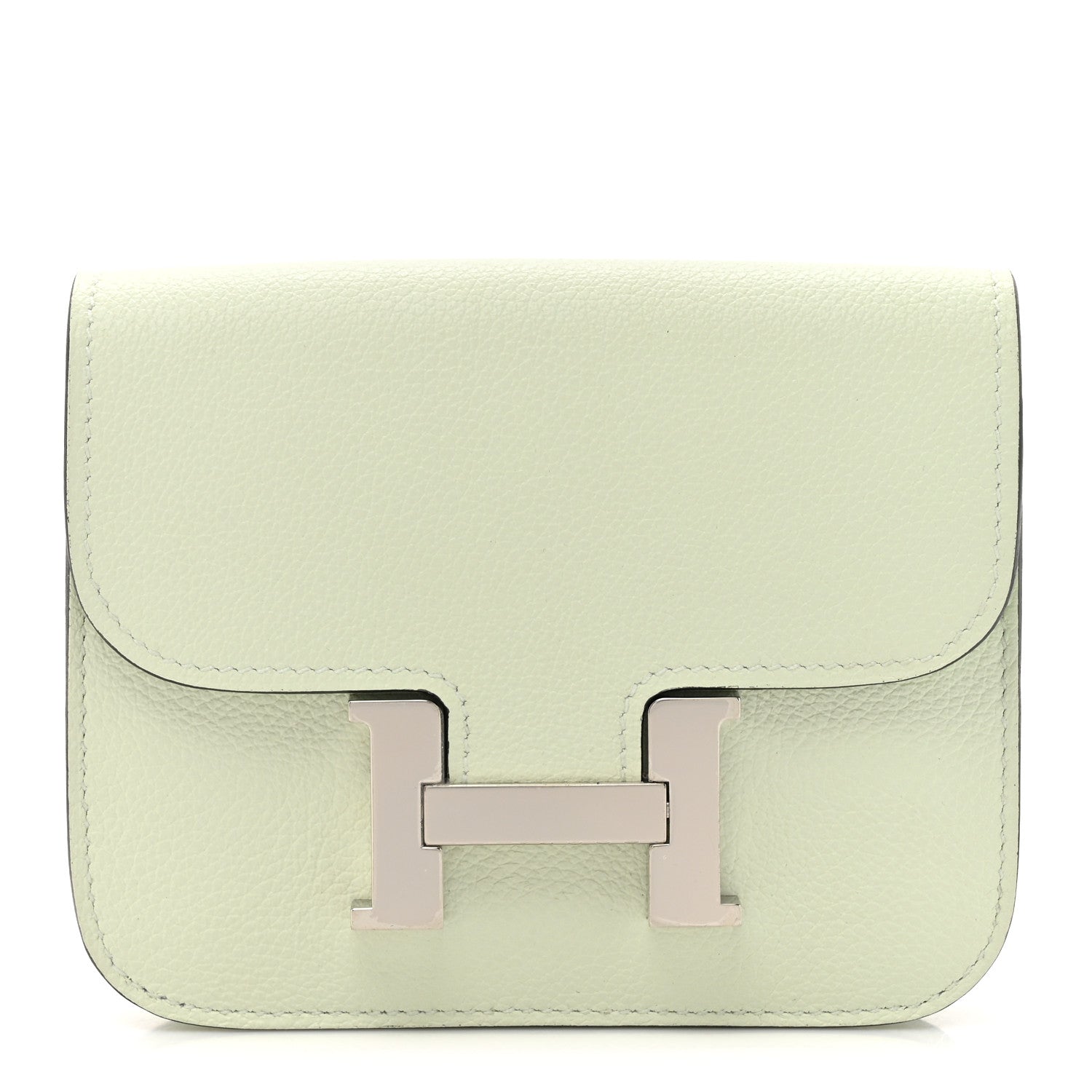 Hermes Evercolor Constance Slim Wallet Vert Fizz 1 of 10