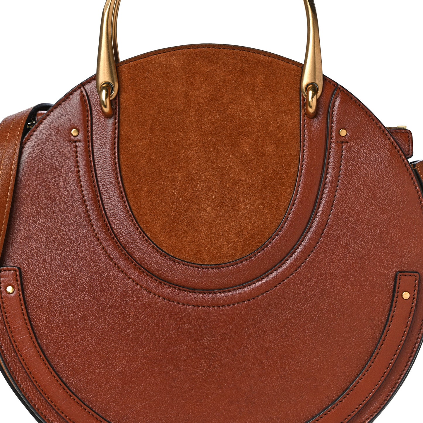 Calfskin Suede Medium Pixie Bag Saffron Red