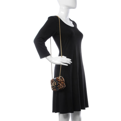 Christian Louboutin Calf Hair Leopard Print Sweet Charity Crossbody Bag 2 of 12
