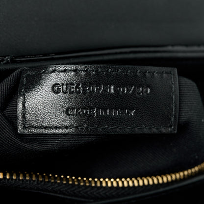 Saint Laurent Patent Y Quilted Monogram Toy Loulou Crossbody Bag Black 8 of 11