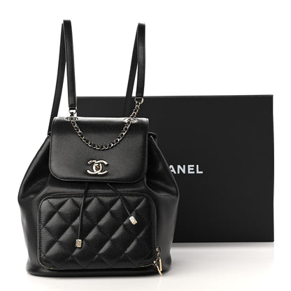 Chanel Caviar Quilted Business Affinity Backpack Black 11 of 11