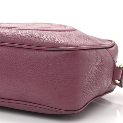 Gucci Pebbled Calfskin Small Soho Disco Bag Peonia Flower 14 of 14