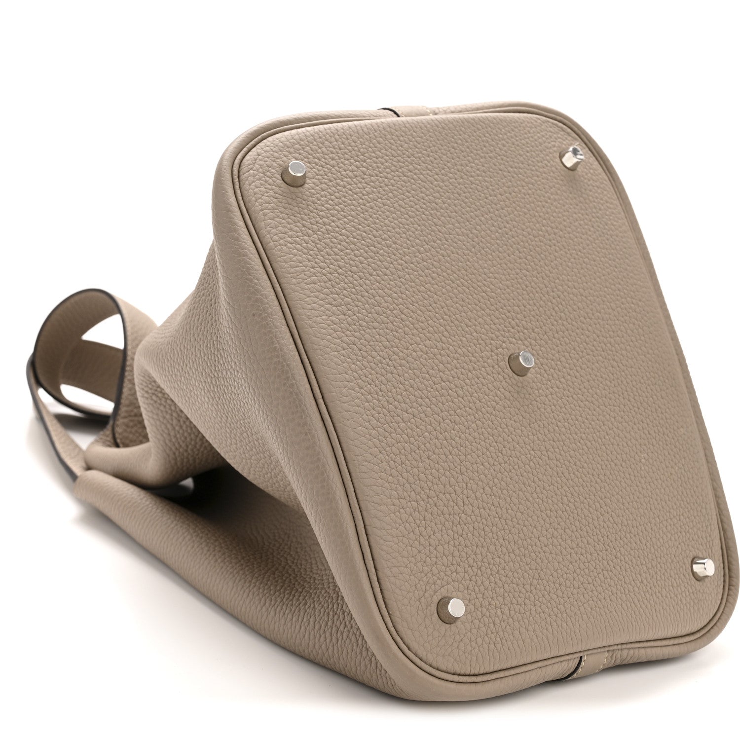 Hermes Taurillon Clemence Picotin Lock 26 GM Gris Tourterelle 9 of 11