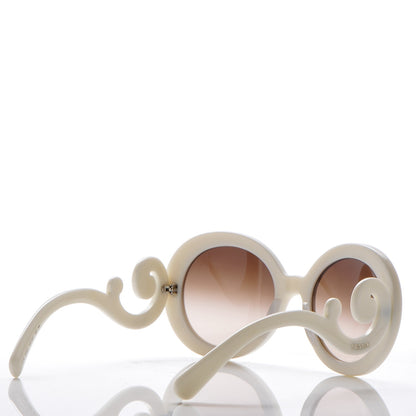 Prada Baroque Sunglasses SPR 27N White 3 of 6