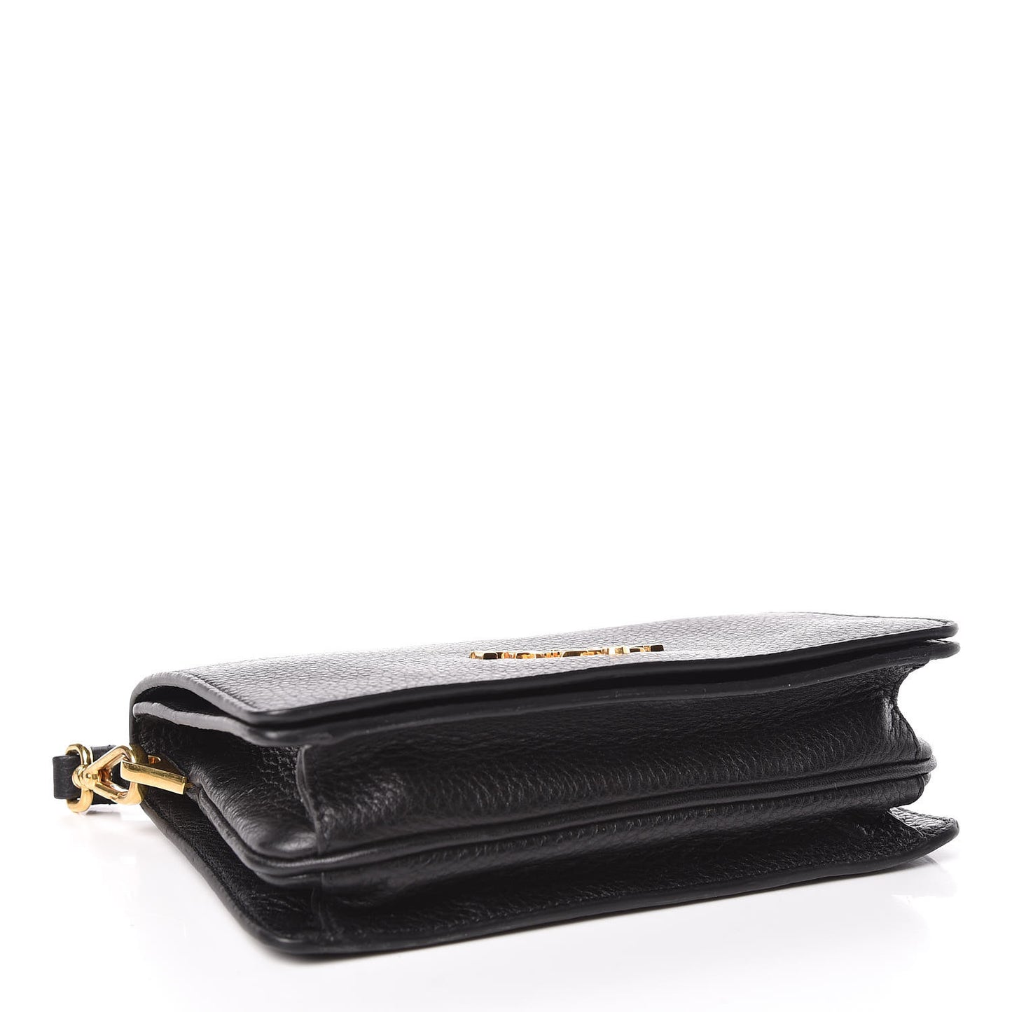 Vitello Daino Flap Crossbody Black