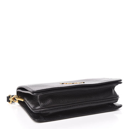 Prada Vitello Daino Flap Crossbody Black 6 of 11