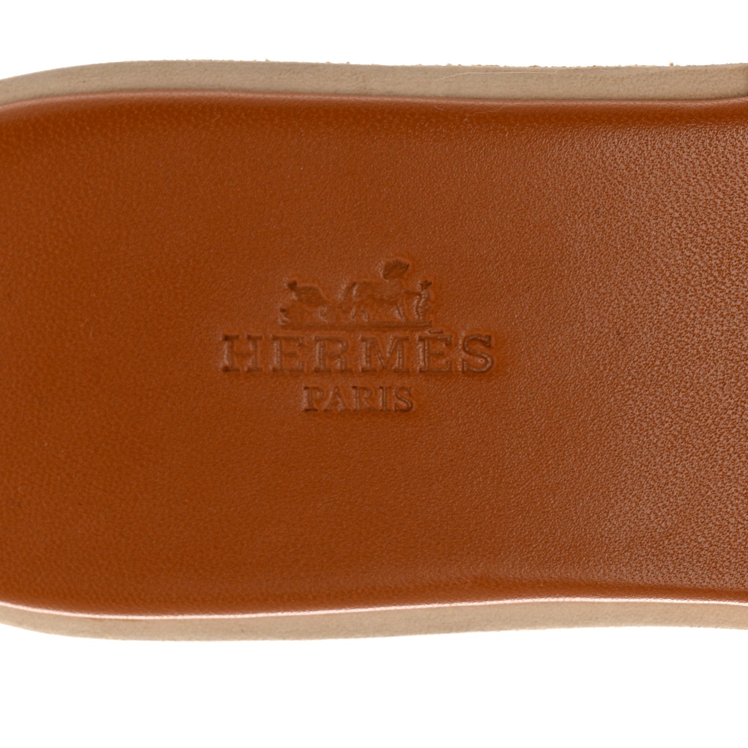 Hermes Calfskin Cork Eze 30 Sandals 39 Marron Glaise 7 of 8
