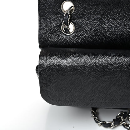 Chanel Caviar Quilted Medium Double Flap Black 14 of 18
