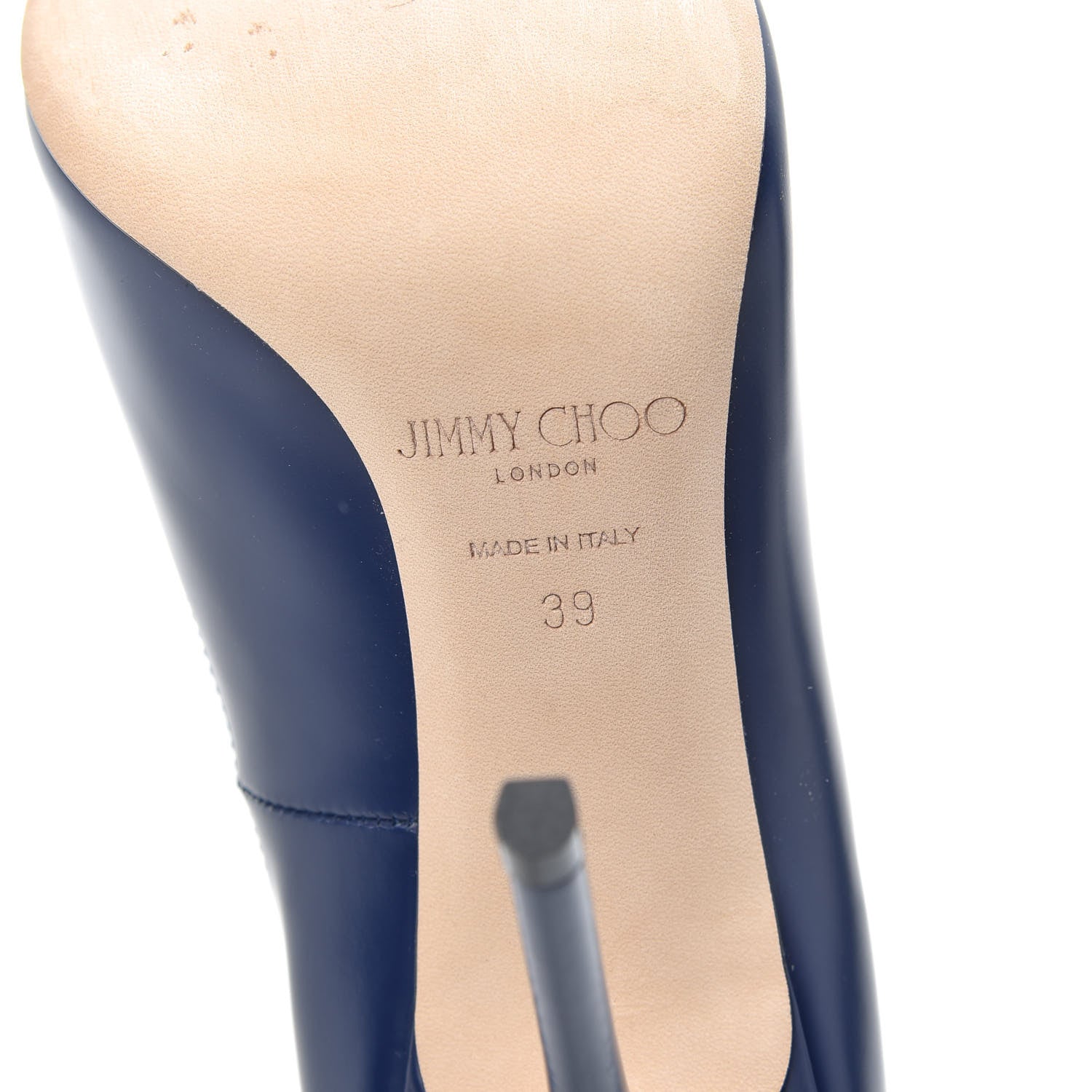 Jimmy Choo Kid Agnes Pumps 39 Navy 5 of 6