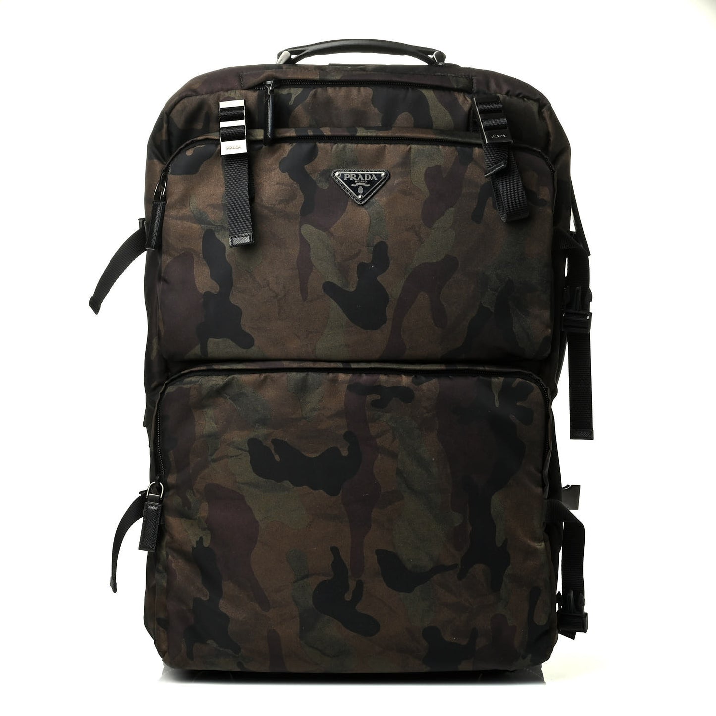 Tessuto Nylon Saffiano Camouflage Trolley Luggage Mimetico
