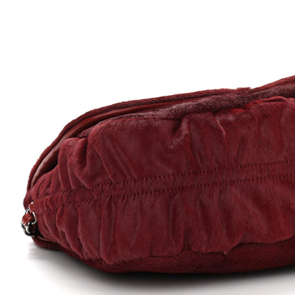 Chanel Pony Hair Sharpei Flap Tote Red 9 of 10