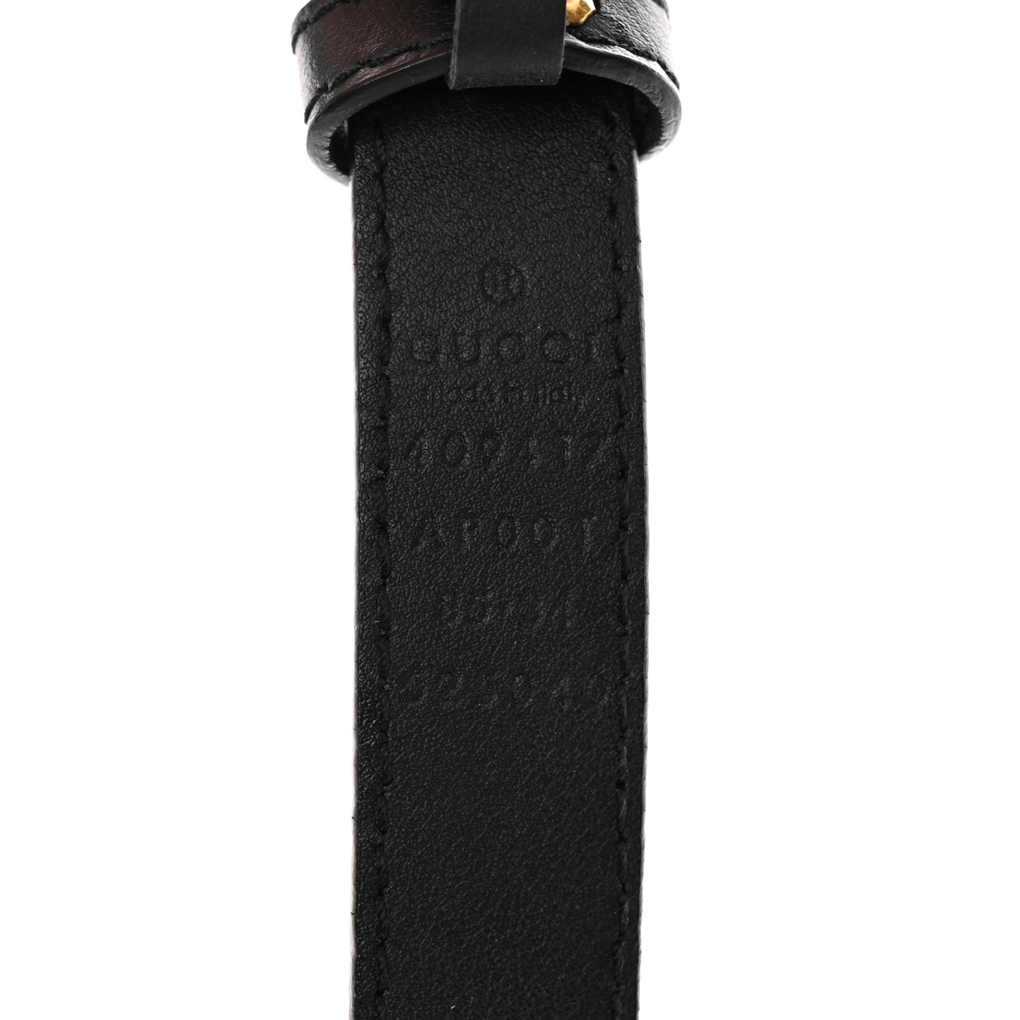 Calfskin Double G 20mm Belt 85 34 Black