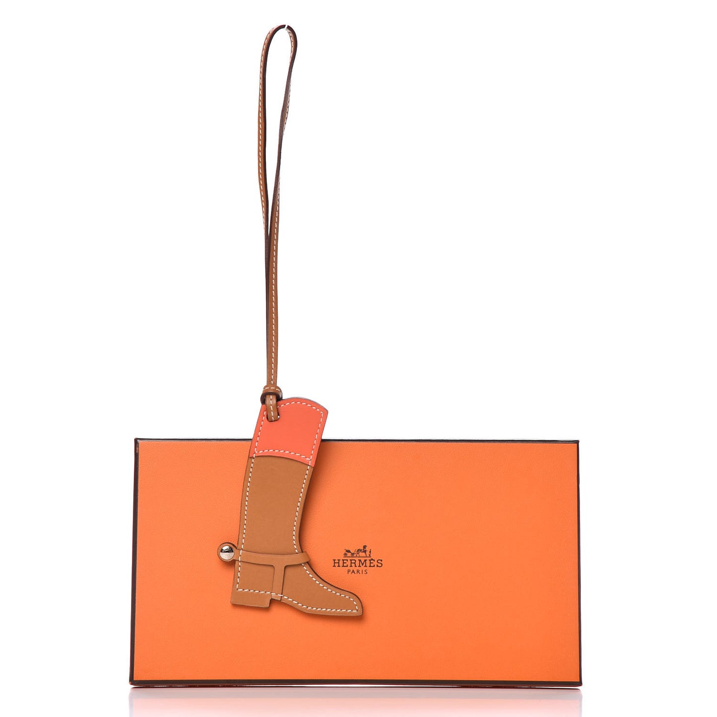 Butler Swift Paddock Botte Boot Bag Charm Natural Sable Orange