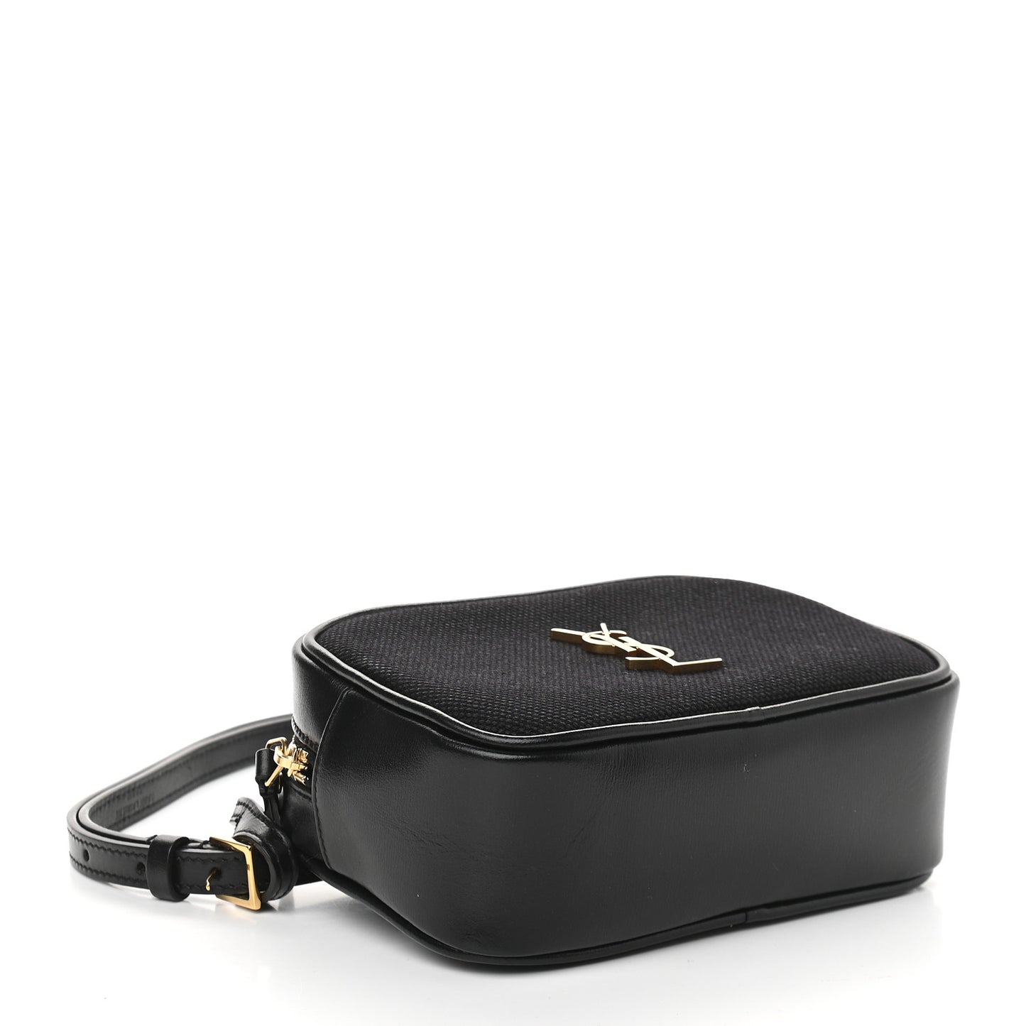 Calfskin Canvas Monogram Lou Belt Bag Black