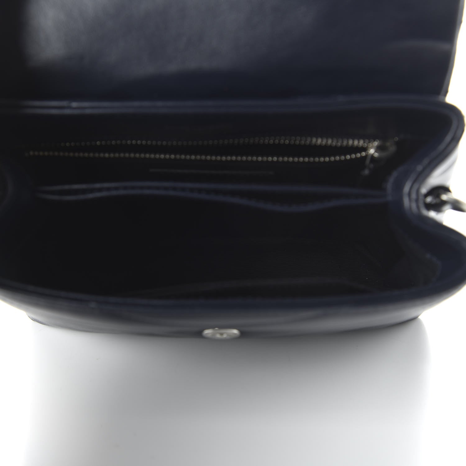 Saint Laurent Calfskin Y Quilted Monogram Toy Loulou Crossbody Bag Medium Blue 5 of 10