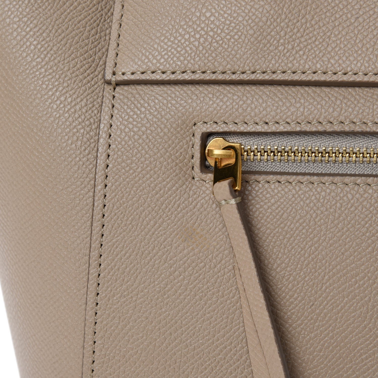 Celine Grained Calfskin Micro Belt Bag Light Taupe 9 of 12