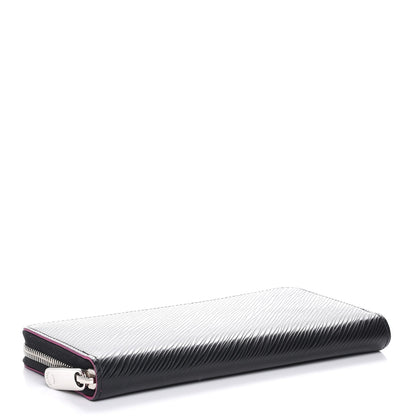 Louis Vuitton Epi Zippy Wallet Black Hot Pink 4 of 7