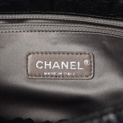 Chanel Coated Canvas Quilted Le Marais Flap Black 6 of 8