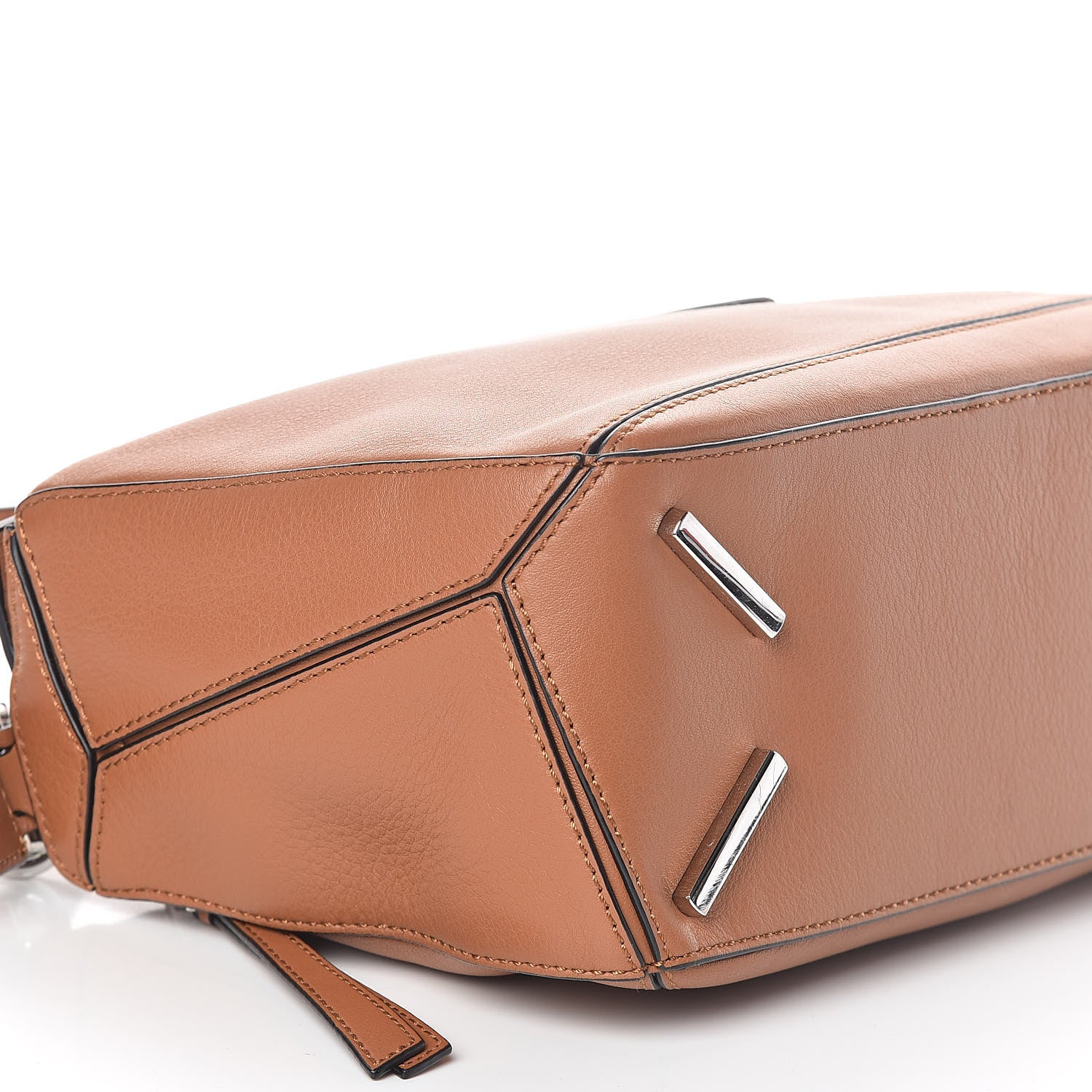 Loewe Calfskin Small Puzzle Bag Tan 8 of 9