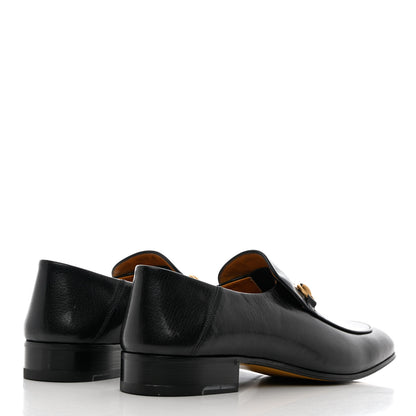 Gucci Goatskin Mens Horsebit Loafers 9.5 Black 4 of 12
