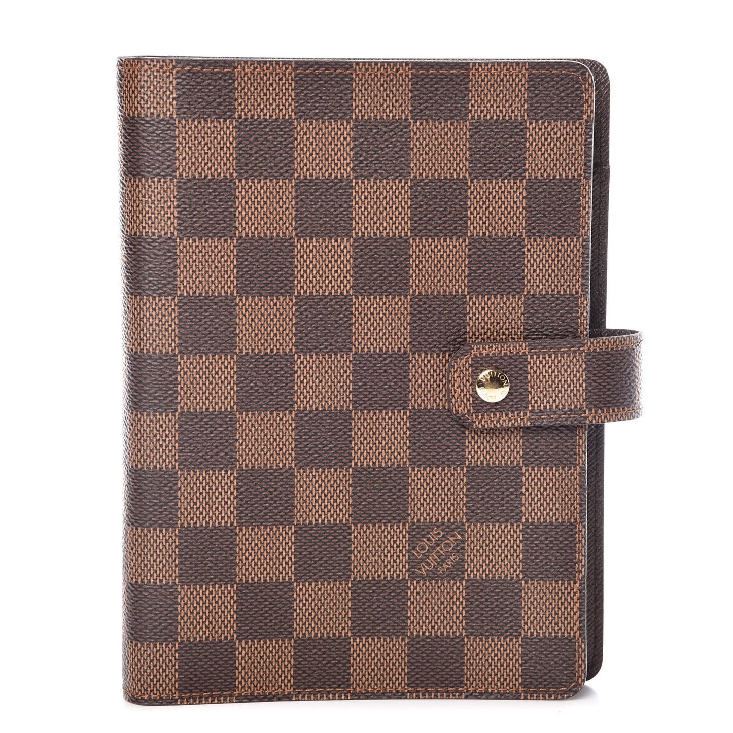 Damier Ebene Medium Ring Agenda Cover