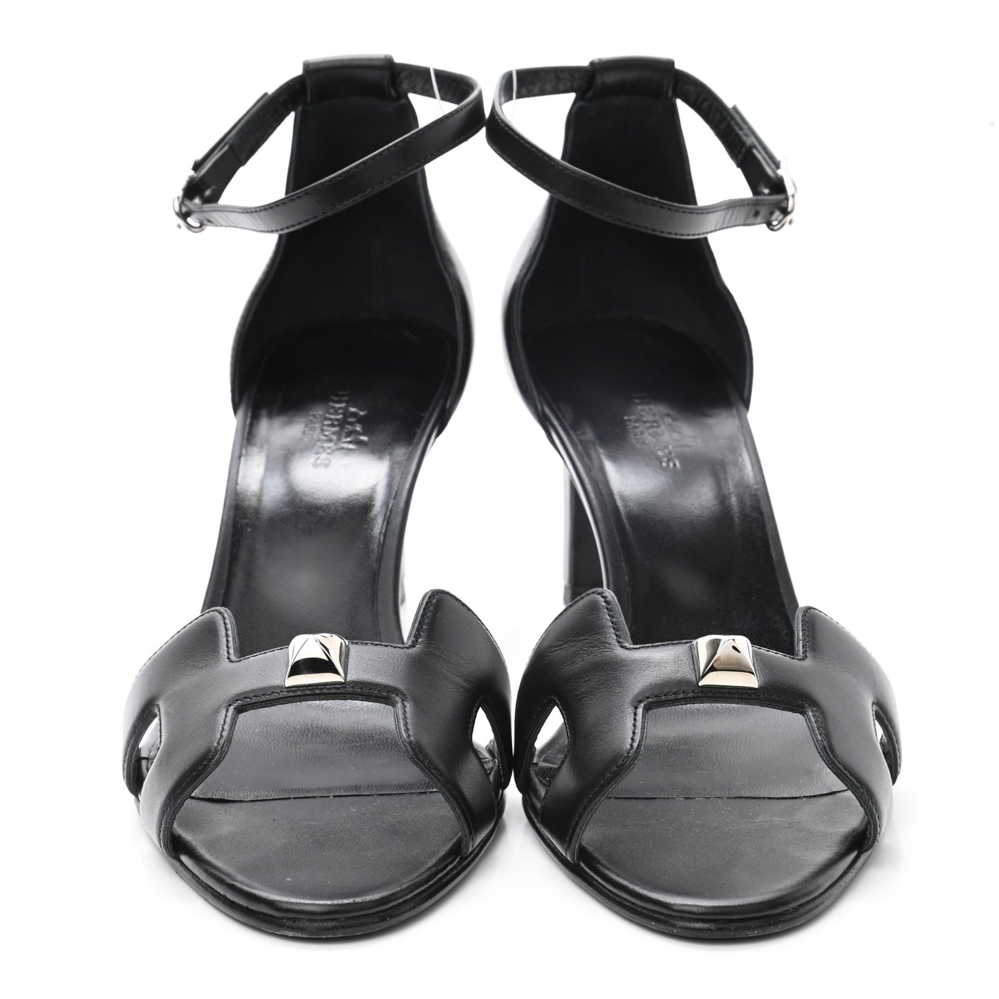 Calfskin Premiere 70 Slingback Sandals 39 Black