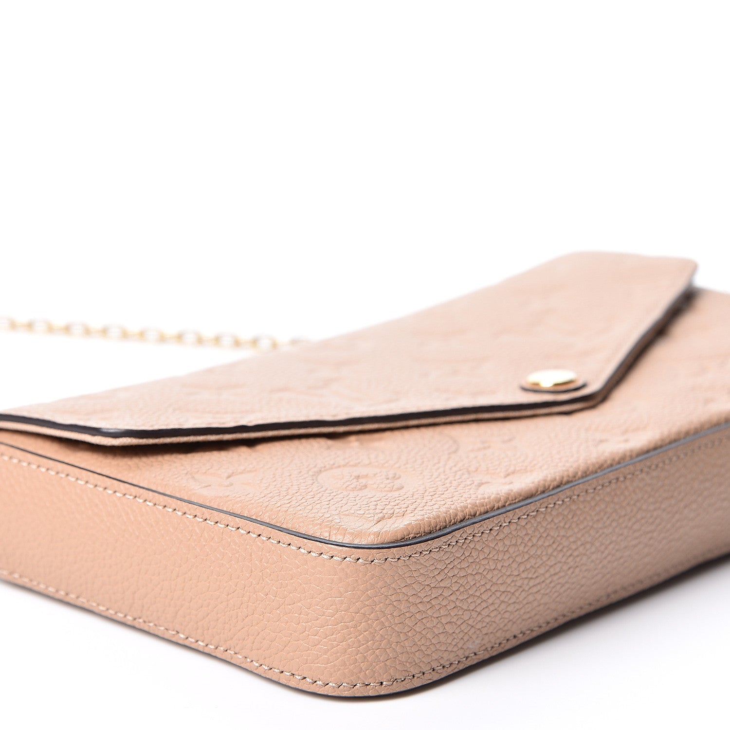 Louis Vuitton Empreinte Pochette Felicie Chain Wallet Papyrus 8 of 11