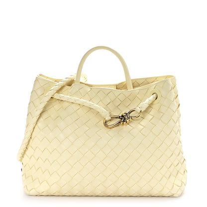Bottega Veneta Nappa Intrecciato Medium Andiamo Shoulder Bag Chamomile 1 of 14