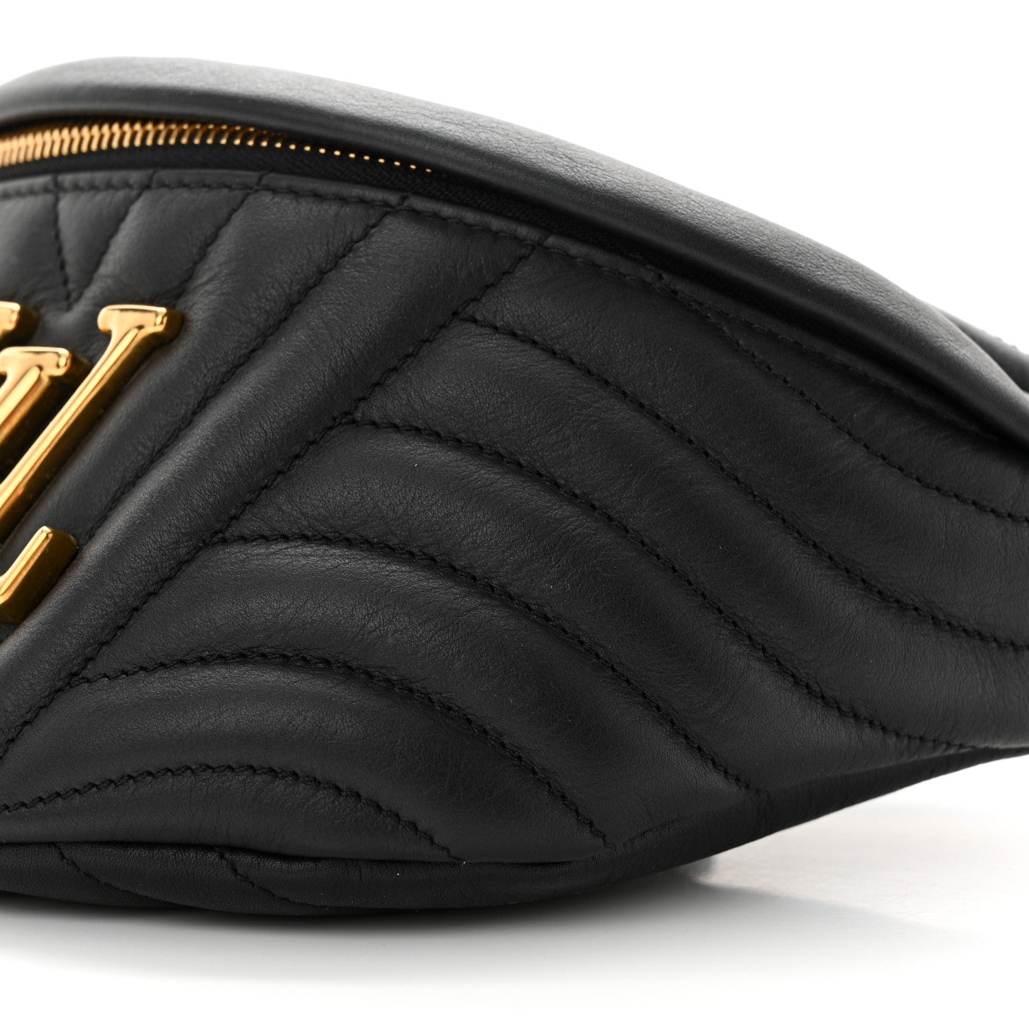 Louis Vuitton Calfskin Quilted New Wave Bumbag Black 9 of 9
