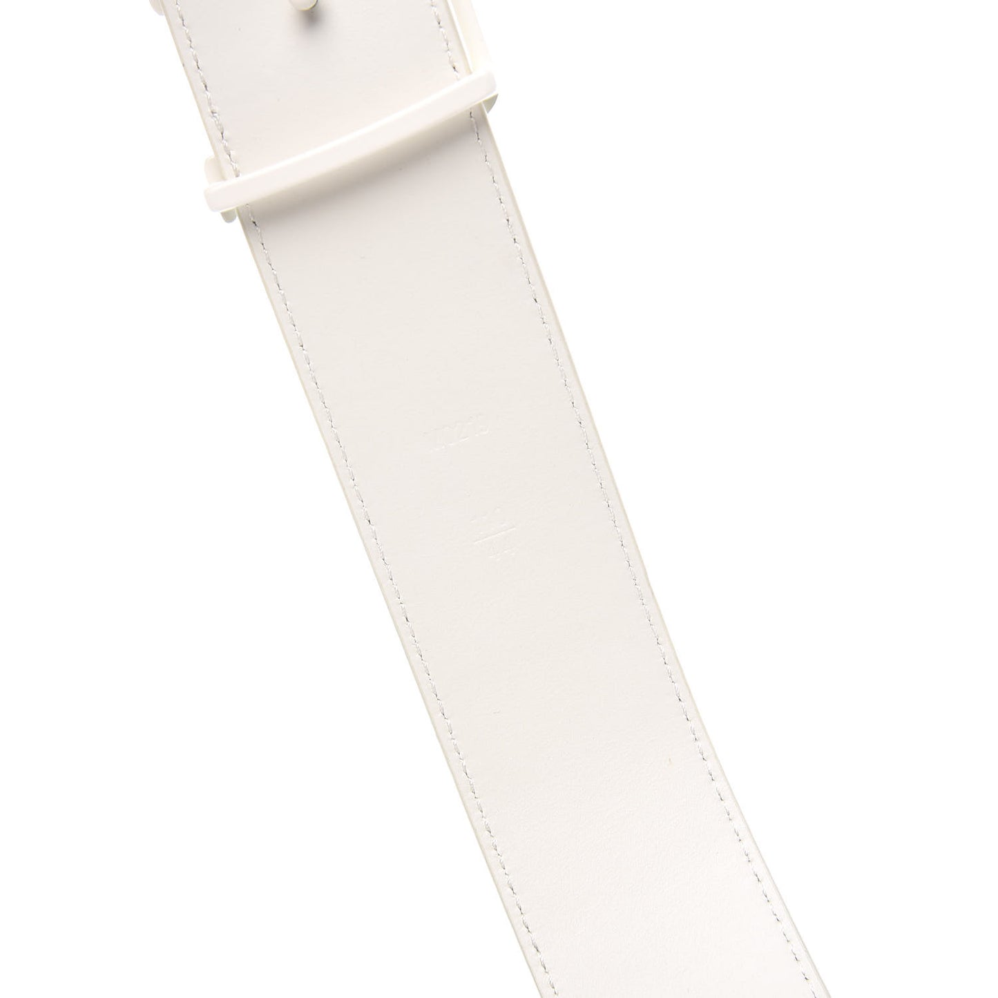 PVC Monogram 40mm LV Shape Belt 110 44 Silver