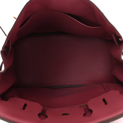 Hermes Taurillon Clemence Birkin 35 Bois de Rose 5 of 12