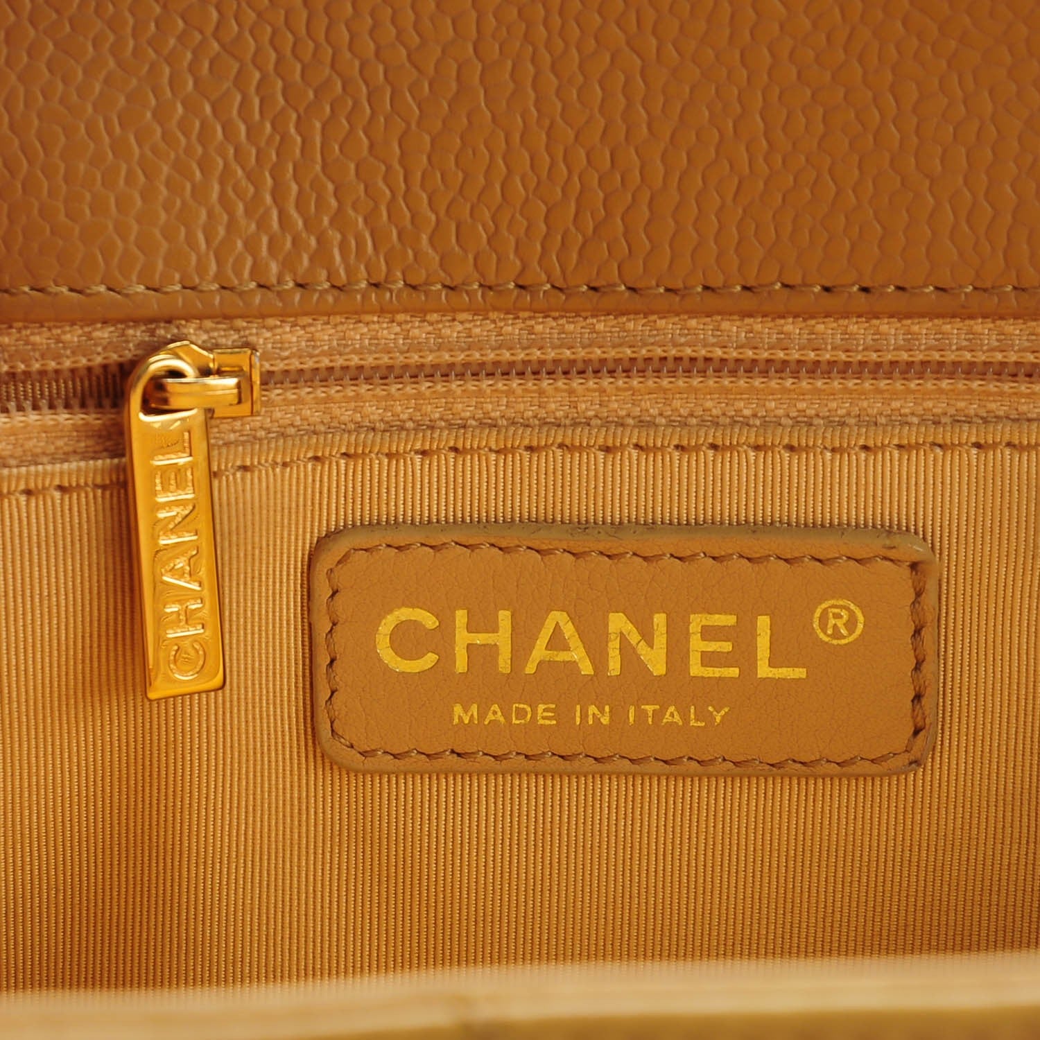 Chanel Caviar Quilted Grand Shopping Tote GST Beige 6 of 15