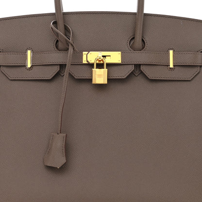 Hermes Epsom Birkin 35 Etain 8 of 13