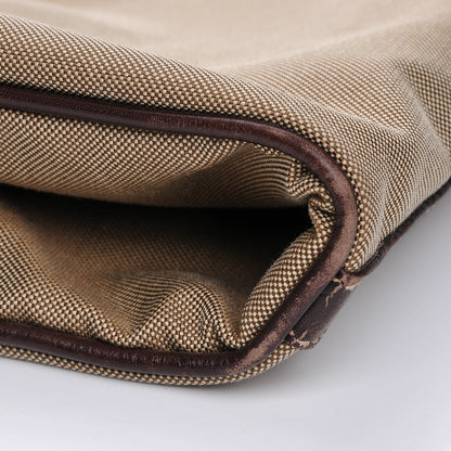 Prada Jacquard Logo Garment Bag Corda Moro 6 of 9