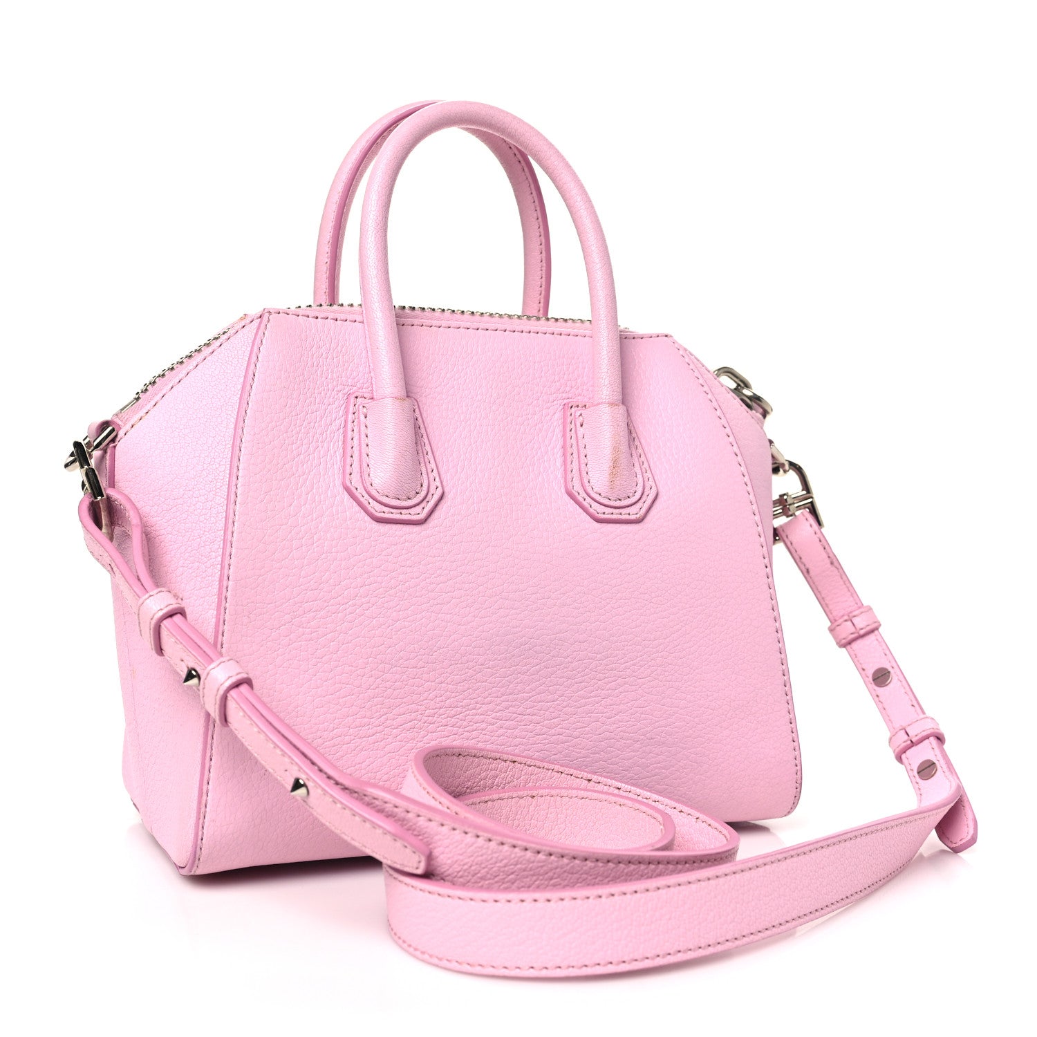 Givenchy Sugar Goatskin Small Antigona Bright Pink 3 of 13