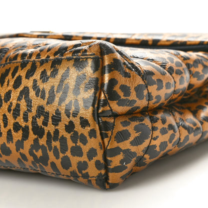 Saint Laurent Calfskin Y Quilted Monogram Small Loulou Chain Satchel Leopard 11 of 14