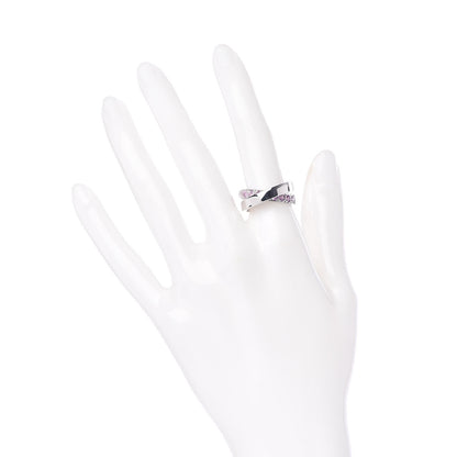 Cartier 18K White Gold Pink Sapphire 9mm Paris Nouvelle Vague Ring 52 6 2 of 4