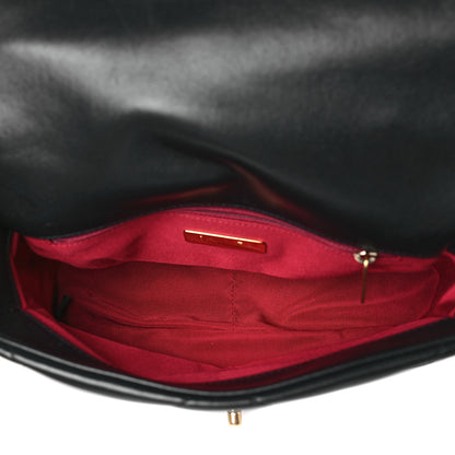 Chanel Lambskin Quilted Medium Chanel 19 Flap Black 5 of 9
